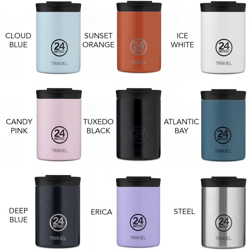 Couleurs mugs thermos 24 bottles