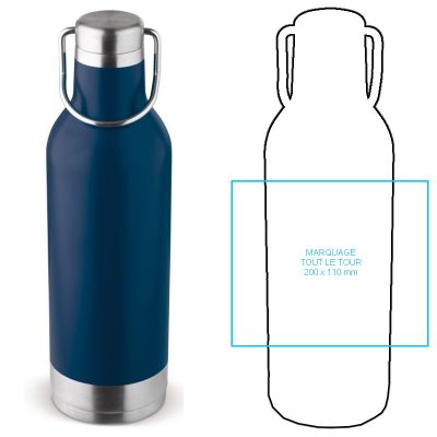 Gourde inox personnalisée isotherme par Pimp my Bottle