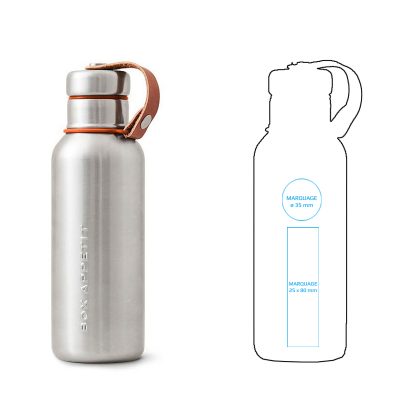 Gourde isotherme personnalisée comme un thermos