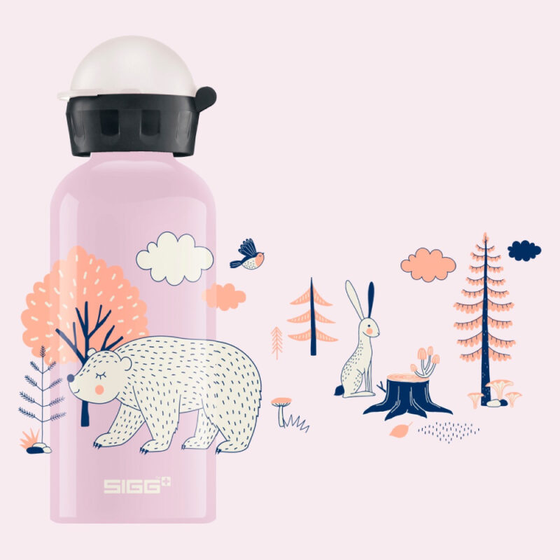 Gourde pour enfants design et colorée avec dessin ludique. Dispo chez Pimp-my-Bottle