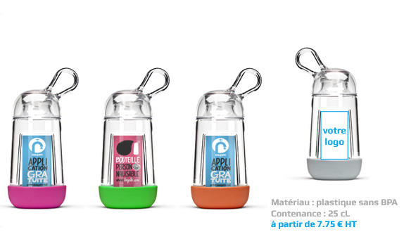 Gourde publicitaire design