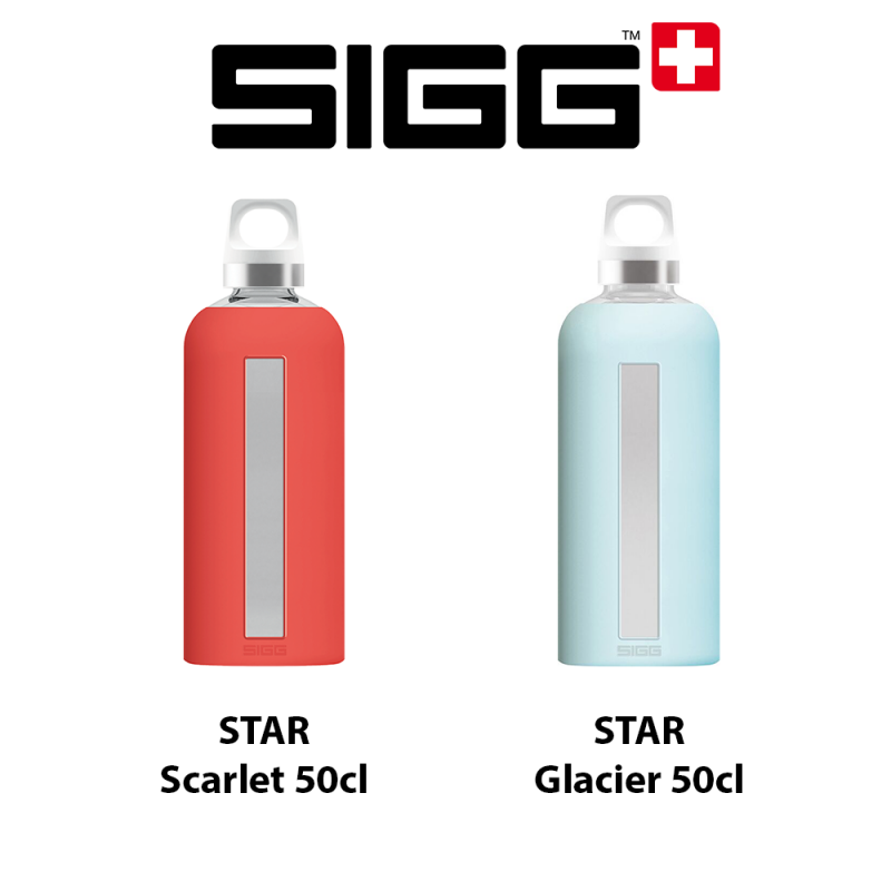 Gourdes en verre Sigg, alternative à la gourde en plastique