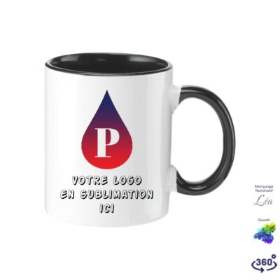 Mug céramique personnalisé avec votre logo, remplacez les gobelets jetables